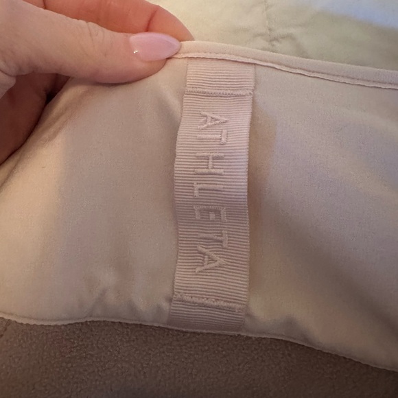 Athleta Purple/ Pink Quarter Button Up - Picture 3 of 3